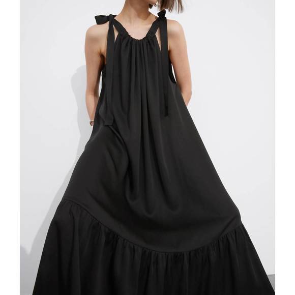 NEW MONICA NERA belinda dress in black - Picture 2 of 3